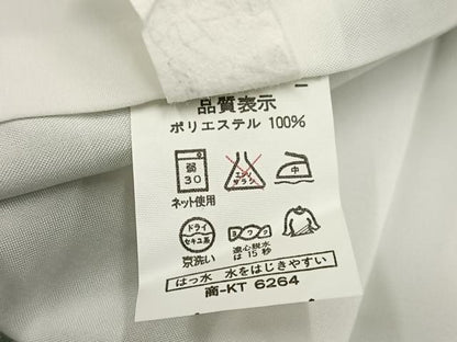 平和屋着物●色無地　唐草地紋　夏虫色　洗える着物　AABE8122ph