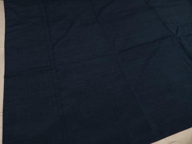 平和屋着物●上質な紬　色無地　鉄紺色　正絹　逸品　AABE8130ph 平和屋着物○上質な紬 色無地 鉄紺色 正絹 逸品 AABE8130ph