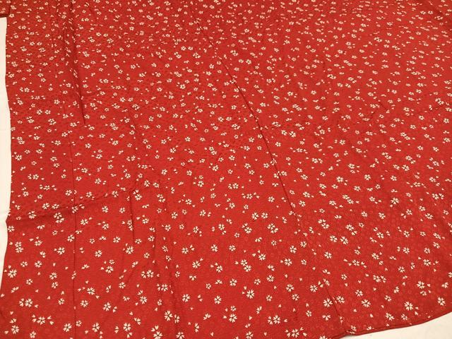 平和屋着物●ファッションデザイナー 花井幸子　振袖用長襦袢　無双仕立て　小花文　半衿刺繍　正絹　逸品　未使用　AABE8131ph