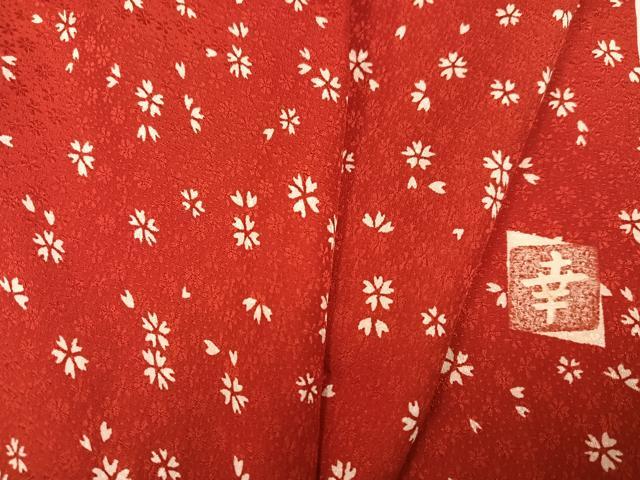 平和屋着物●ファッションデザイナー 花井幸子　振袖用長襦袢　無双仕立て　小花文　半衿刺繍　正絹　逸品　未使用　AABE8131ph