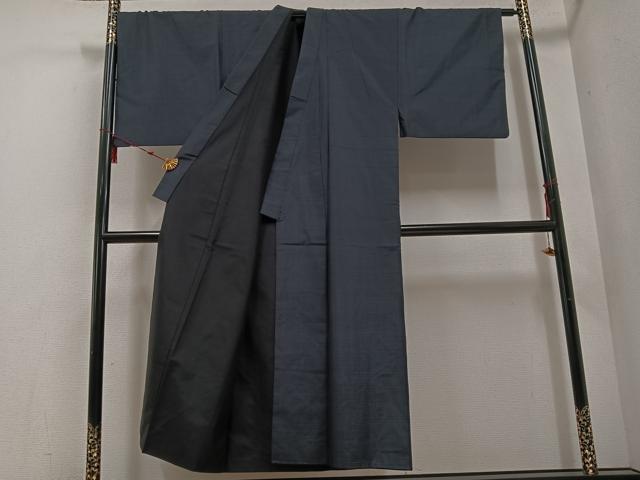 平和屋着物●男性　本場大島紬　アンサンブル　亀甲絣　正絹　逸品　AABE8140ph