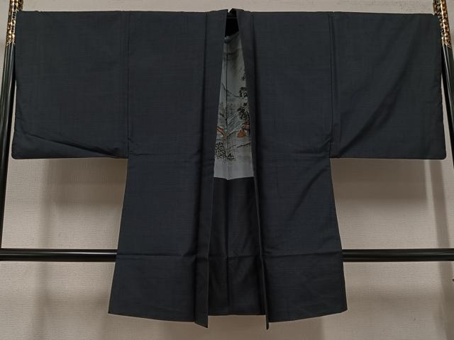 平和屋着物○男性 本場大島紬 アンサンブル 亀甲絣 正絹 逸品 AABE8140ph