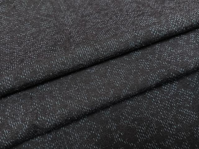 平和屋着物●結城紬　花尽くし　正絹　逸品　AABE8146ph