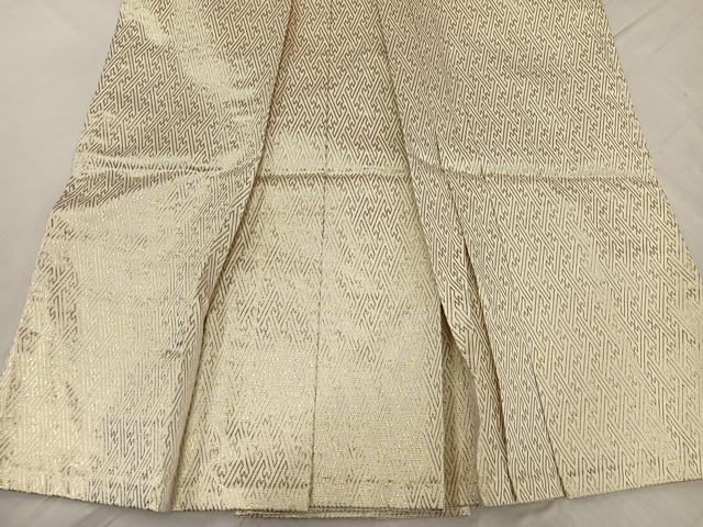 平和屋着物●男性　馬乗り袴　金襴袴　紗綾形　金糸　AABE8147ph