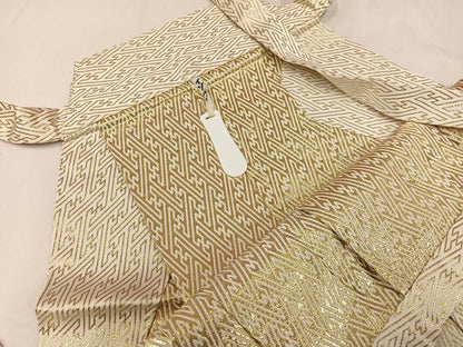 平和屋着物●男性　馬乗り袴　金襴袴　紗綾形　金糸　AABE8147ph