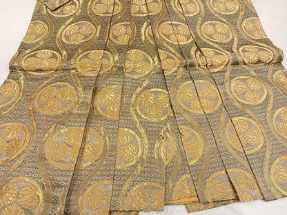 平和屋着物●男性　馬乗り袴　金襴袴　金糸　AABE8148ph