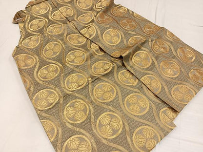 平和屋着物●男性　馬乗り袴　金襴袴　金糸　AABE8148ph