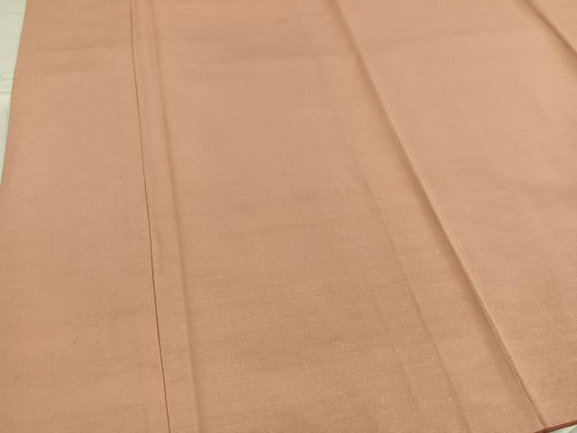 平和屋着物●上質な紬　色無地　赤香色　正絹　逸品　AABE8154ph 平和屋着物○上質な紬 色無地 赤香色 正絹 逸品 AABE8154ph