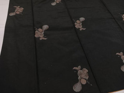 平和屋着物●上質な紬　成り物　正絹　逸品　AABE8155ph