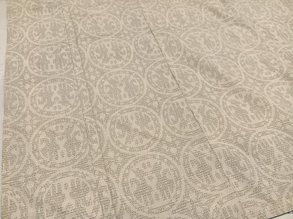 平和屋着物●結城紬　80亀甲　朱雀丸文　正絹　逸品　AABE8158ph