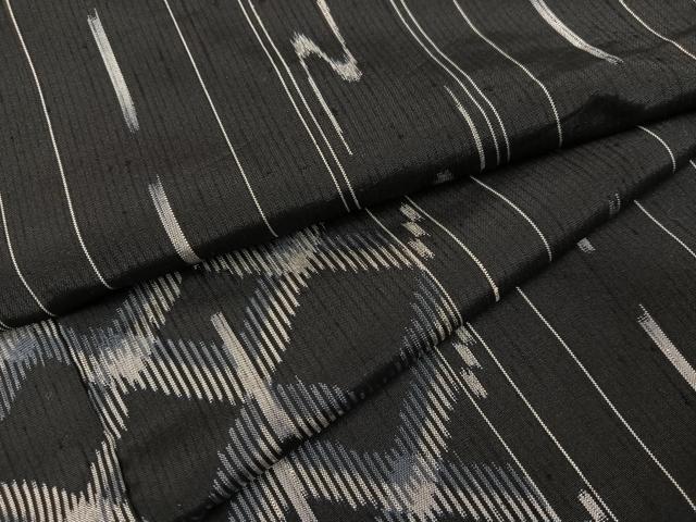 平和屋着物●上質な紬　間道　正絹　逸品　AABE8160ph