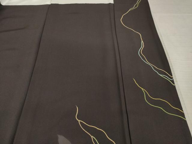 平和屋着物●訪問着　刺繍　道長花丸文　暈し染め　正絹　逸品　AABE8205ck 平和屋着物○訪問着 刺繍 道長花丸文 暈し染め 正絹 逸品 AABE8205ckの