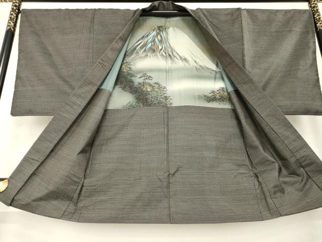 平和屋着物●男性　本場大島紬　アンサンブル　亀甲絣　正絹　逸品　AABE8214ck