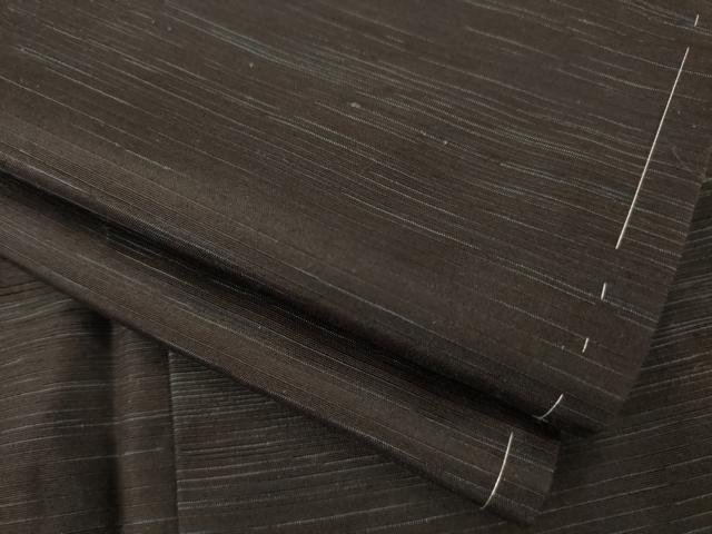平和屋着物●男性　紬　アンサンブル　霞文　正絹　逸品　未使用　AABE8219ck