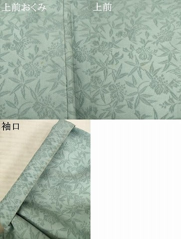 平和屋着物●紋屋井関　御寮織　お召　桐竹鳳凰文　豆がら茶色　正絹　逸品　AABE8221ck 平和屋着物○紋屋井関 御寮織 お召 桐竹鳳凰文 豆がら茶色