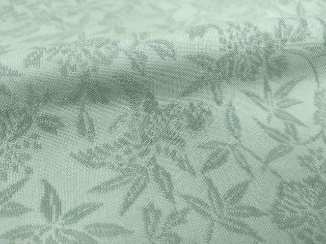 平和屋着物●紋屋井関　御寮織　お召　桐竹鳳凰文　豆がら茶色　正絹　逸品　AABE8221ck