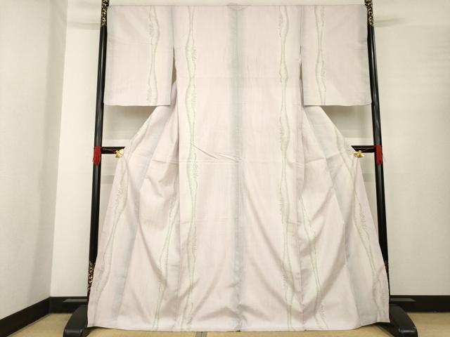 平和屋着物●結城紬　80亀甲　飛び亀甲柄　よろけ立涌文　正絹　逸品　AABE8223ck
