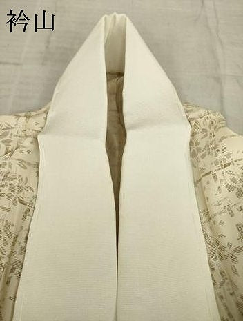 平和屋着物●長襦袢　無双仕立て　本場奄美大島泥染　赤塚花穂作　桜格子　証紙付き　正絹　逸品　AABE8232ck