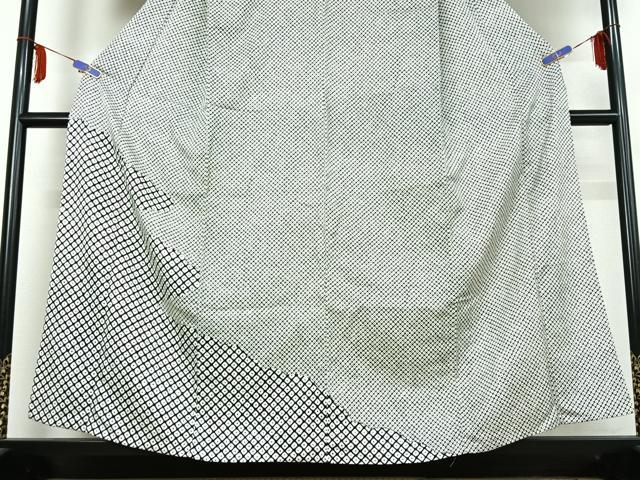 平和屋着物▽訪問着 単衣 鹿の子文 洗える着物 AABE8325jh