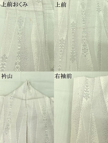 平和屋着物▽本塩沢 単衣 立涌花文 そごう扱い 証紙付き 正絹 逸品 AABE8329jh