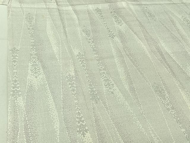 平和屋着物▽本塩沢 単衣 立涌花文 そごう扱い 証紙付き 正絹 逸品 AABE8329jh
