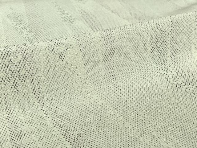 平和屋着物▽本塩沢 単衣 立涌花文 そごう扱い 証紙付き 正絹 逸品 AABE8329jh