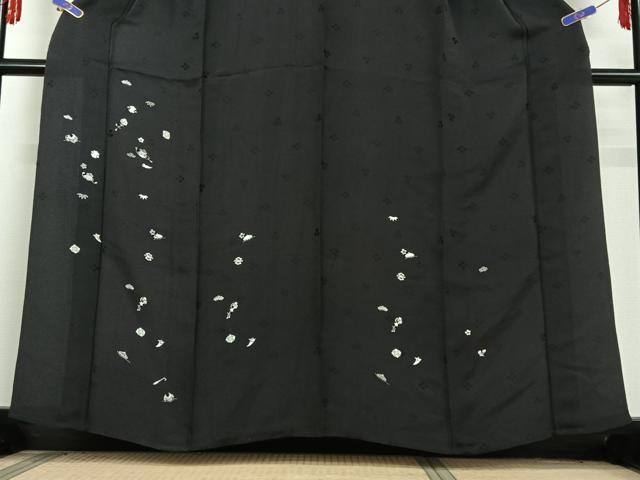 平和屋着物▽訪問着 単衣 宝尽くし文 正絹 逸品 AABE8334jh