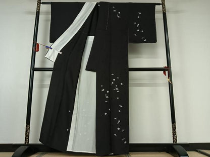 平和屋着物▽訪問着 単衣 宝尽くし文 正絹 逸品 AABE8334jh