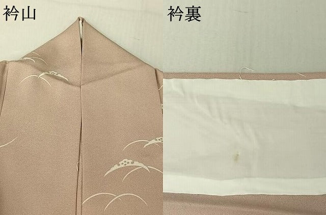平和屋着物▽上質な小紋　単衣　雪芝文　正絹　逸品　AABE8345jh 平和屋着物▽上質な小紋 単衣 雪芝文 正絹 逸品 AABE8345jh