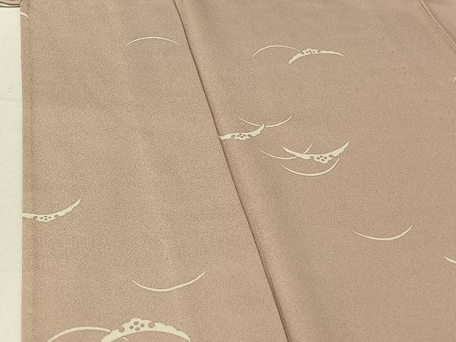 平和屋着物▽上質な小紋　単衣　雪芝文　正絹　逸品　AABE8345jh 平和屋着物□上質な小紋 雪芝花文 正絹 逸品 BAAX2337hvの通販 by 平和