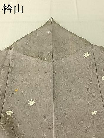 平和屋着物▽上質な小紋 単衣 舞葉文 正絹 逸品 AABE8349jh