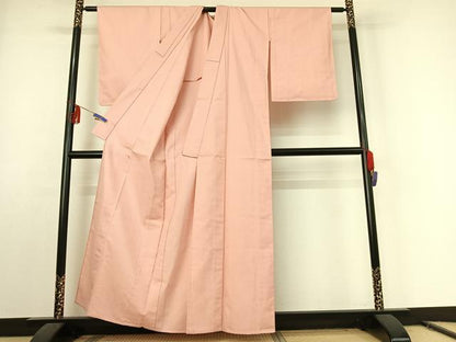 平和屋着物▽上質な紬 単衣 虹色 正絹 逸品 AABE8359jh