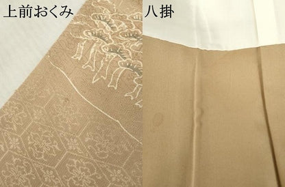 平和屋着物●訪問着　作家物　浜松風景文　正絹　逸品　AABE8532cs