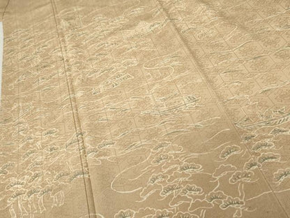 平和屋着物●訪問着　作家物　浜松風景文　正絹　逸品　AABE8532cs