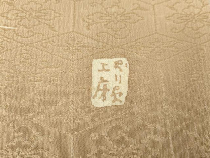 平和屋着物●訪問着　作家物　浜松風景文　正絹　逸品　AABE8532cs