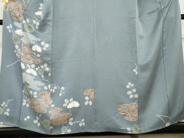 平和屋着物●訪問着　絞り　辻が花　正絹　逸品　AABE8548cs