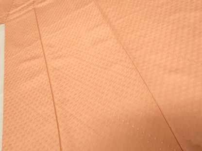 平和屋着物●上質な小紋　斜縞　正絹　逸品　AABE8567cs