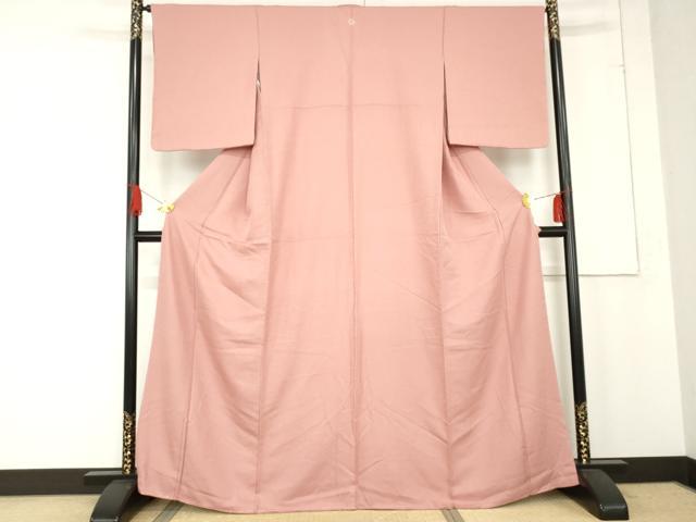 平和屋着物●上質な色無地　紋意匠　桃色　正絹　逸品　未使用　AABE8569cs 平和屋着物○上質な色無地 紋意匠 桃色 正絹 逸品 未使用 AABE8569cs