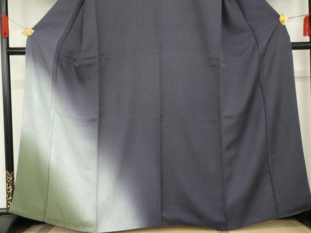 平和屋着物●訪問着　墨流し文様　暈し染め　やまと誂製　正絹　逸品　AABE8578cs