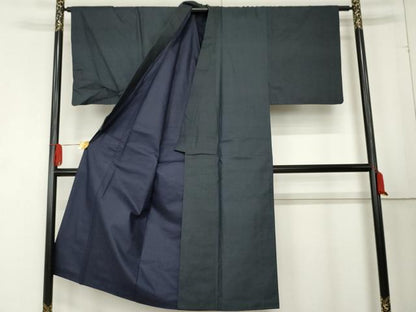 平和屋着物●男性　本場大島紬　アンサンブル　100亀甲　総詰め　正絹　逸品　AABE8583cs