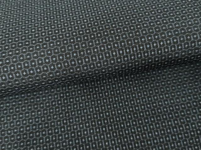 平和屋着物●男性　本場大島紬　アンサンブル　100亀甲　総詰め　正絹　逸品　AABE8583cs