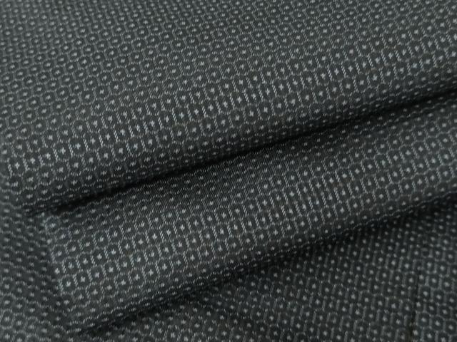 平和屋着物●男性　本場大島紬　アンサンブル　100亀甲　総詰め　正絹　逸品　AABE8583cs