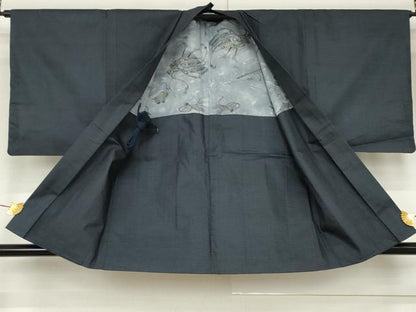 平和屋着物●男性　本場大島紬　アンサンブル　100亀甲　総詰め　正絹　逸品　AABE8583cs