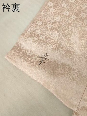 平和屋着物●訪問着　舞花文　暈し染め　ロング丈　正絹　逸品　AABE8600cs