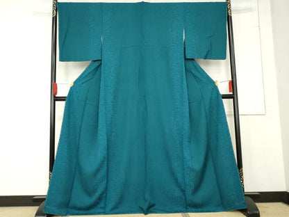 平和屋着物●上質な小紋 わものや BAHKAN 霞間道 正絹 逸品 未使用 AABE8604cs