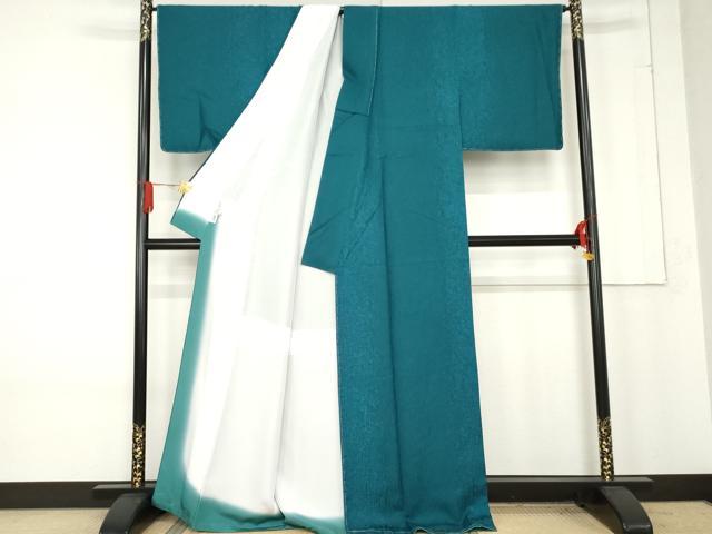 平和屋着物●上質な小紋 わものや BAHKAN 霞間道 正絹 逸品 未使用 AABE8604cs