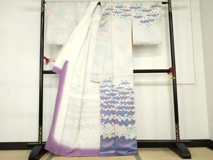 平和屋着物●訪問着　作家物　立波文　暈し染め　正絹　逸品　AABE8616cs