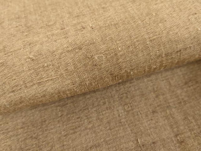 平和屋着物●男性　紬　色無地　榛色　正絹　逸品　AABE8618cs