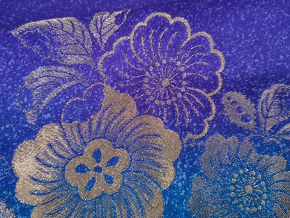 平和屋着物●豪華振袖　寿光織　辻が花　暈し染め　金糸　正絹　逸品　AABE8638cs