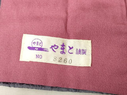 平和屋着物●豪華振袖　手描き　刺繍　枝花文　暈し染め　金糸　金彩　やまと誂製　正絹　逸品　AABE8640cs